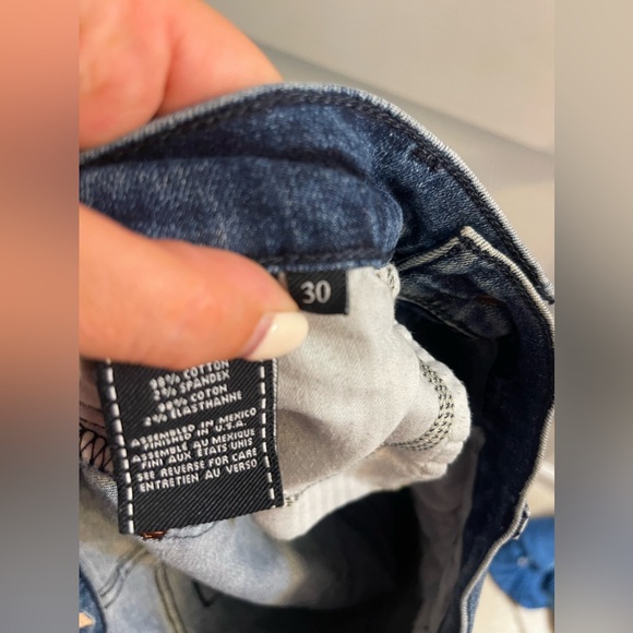 7 For All Mankind ROXANNE ANKLE WITH RAW HEM Size 30 - Picture 5 of 7